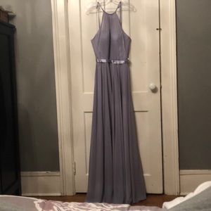 Gorgeous gray prom dress